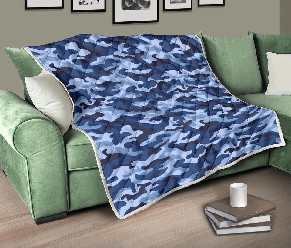 Blue Camouflage Camo Pattern