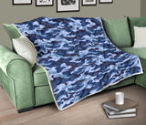 Blue Camouflage Camo Pattern