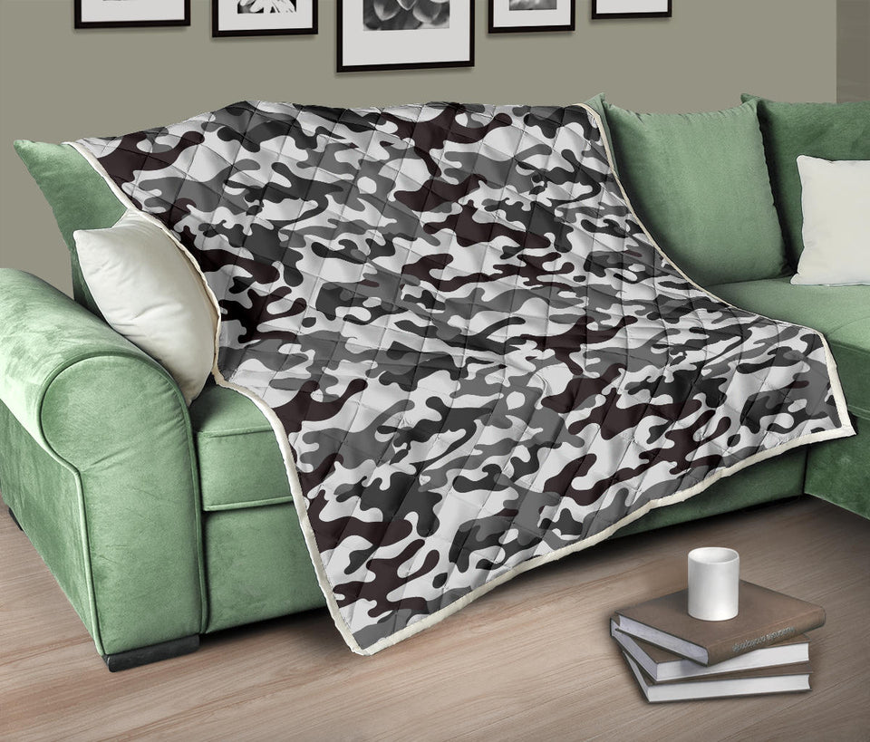 Grey Camouflage Gray Camo Pattern