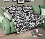 Grey Camouflage Gray Camo Pattern