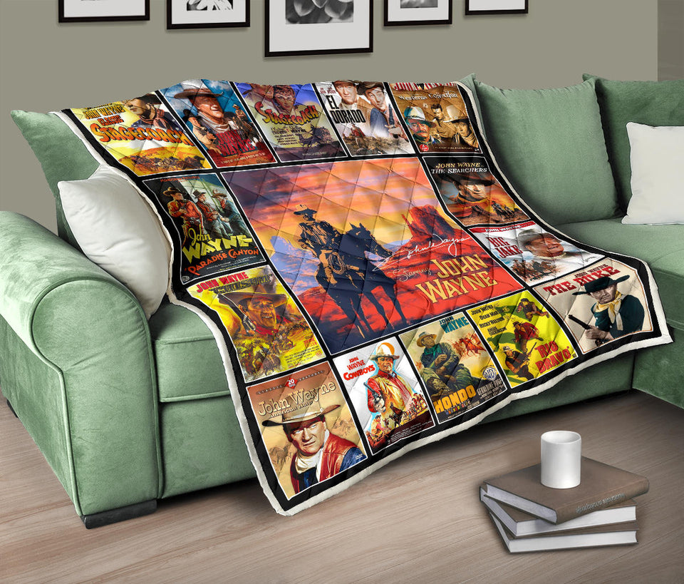 Wayne American Fleece Sherpa Blanket - Quilt