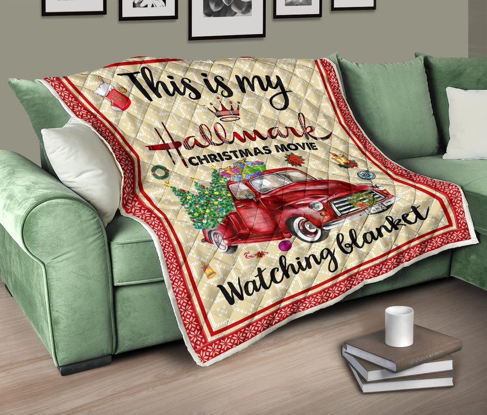 Christmas Movies Blanket This is my Hallmark movie Quilt