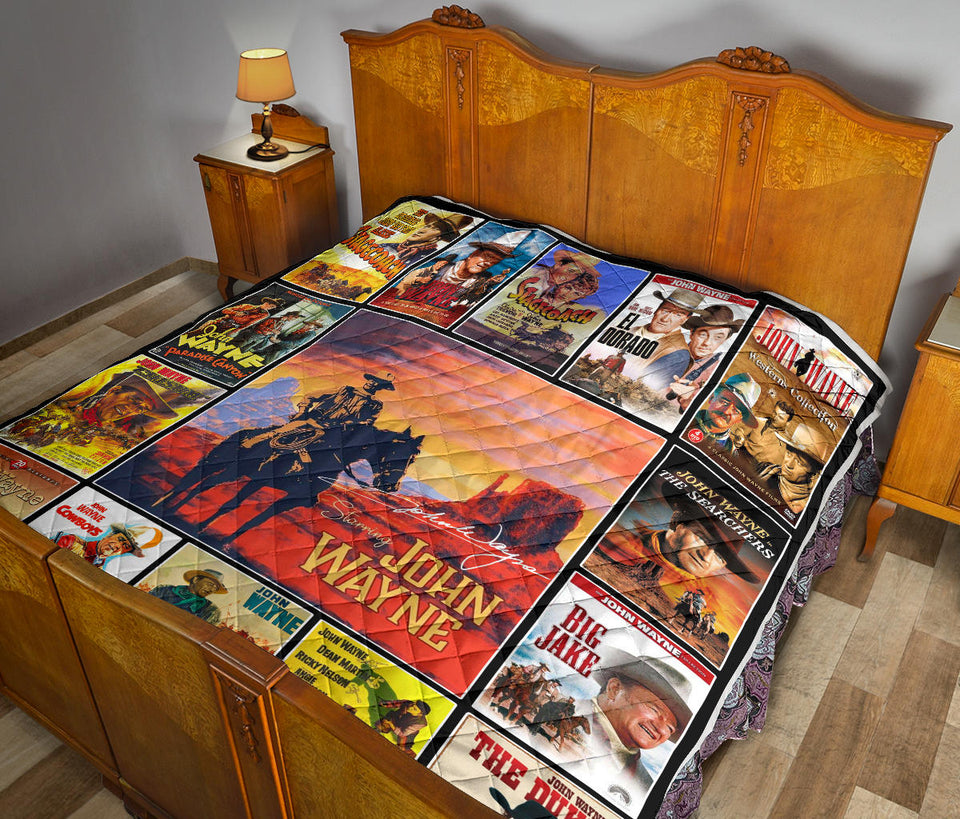 Wayne American Fleece Sherpa Blanket - Quilt