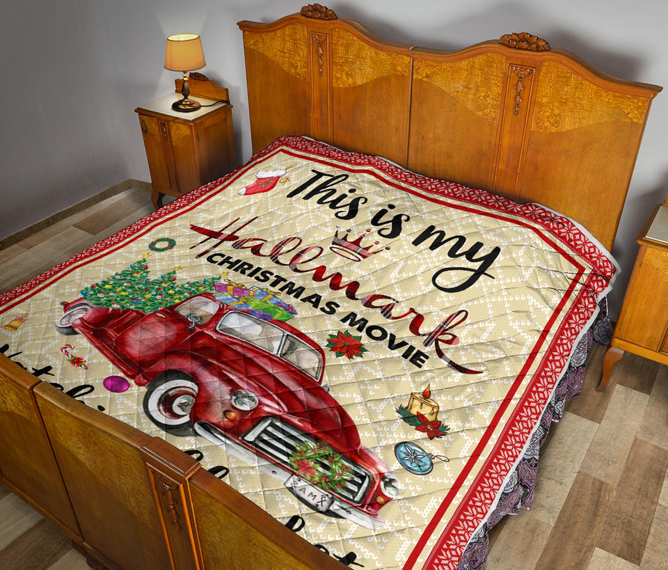 Christmas Movies Blanket This is my Hallmark movie Quilt