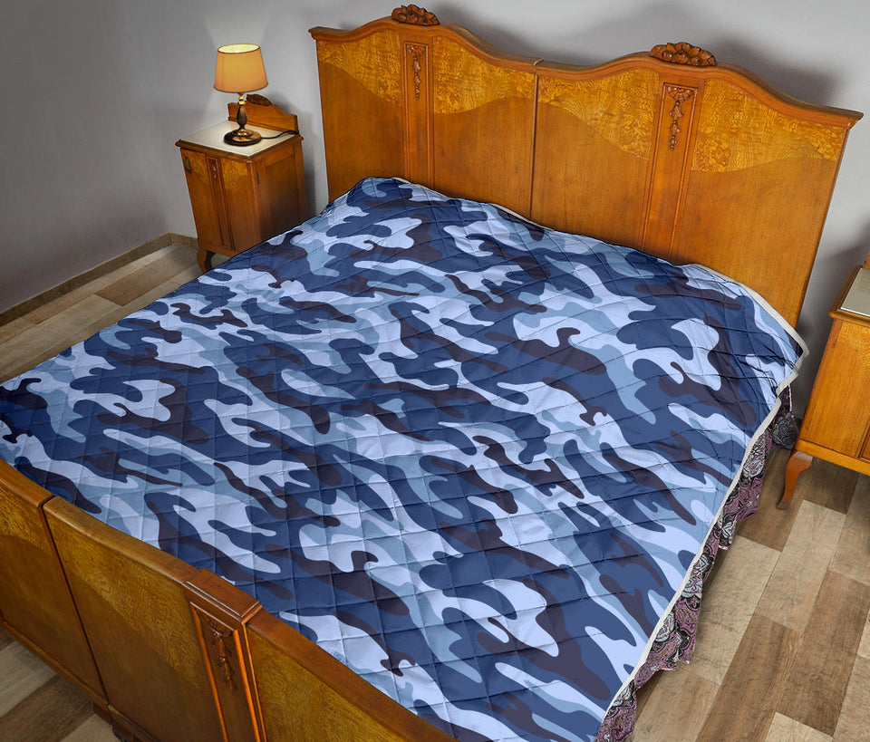 Blue Camouflage Camo Pattern
