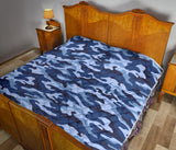 Blue Camouflage Camo Pattern