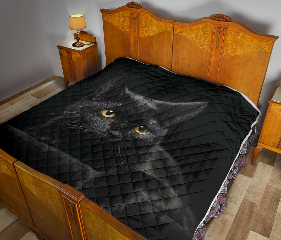 black cat quilt
