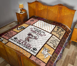 Dog Quilt, Shih Tzu Dog Quilt, Dog Shih TZU Quilt, I'm Telling You I'm NOT A Shih TZU, I AM A Baby, Quilt for Sofa Chair Bed Office Travelling Camping - PL