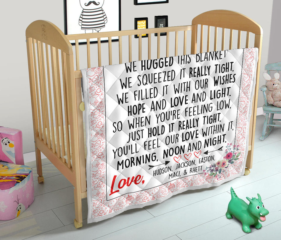 Hudson, Jackson, Easton, Maci, & Rhett - LAP - 45x50 - PL quilt