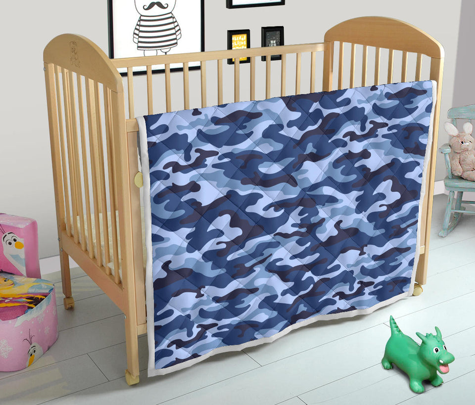 Blue Camouflage Camo Pattern