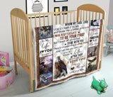 Eagle Quilt, to My Husband Quilt, The Day I Meet You, I Love You, Husband Quilt from Wife, Quilt for Sofa Chair Bed Office Travelling Camping PL