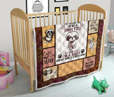 Dog Quilt, Shih Tzu Dog Quilt, Dog Shih TZU Quilt, I'm Telling You I'm NOT A Shih TZU, I AM A Baby, Quilt for Sofa Chair Bed Office Travelling Camping - PL
