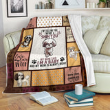 Dog Blanket, Shih Tzu Dog Blanket, Dog Shih TZU Blanket, I'm Telling You I'm NOT A Shih TZU, I AM A Baby, Blanket for Sofa Chair Bed Office Travelling Camping - Sherpa Blanket - 60"x80" PL