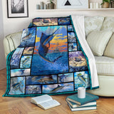 Love Marlin Sailfish Blanket copy