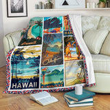 Hawaii Blanket Hawaiian Culture & History Quilt