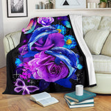 Beautiful Dolphin Dolphin Lovers Blanket