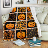 Pumpkin Emoticon Blanket