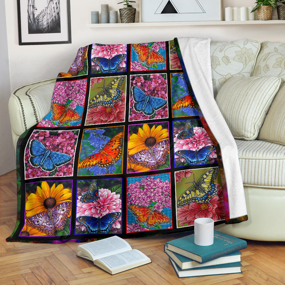 Butterfly Call Me Maybe Christmas Blanket copy