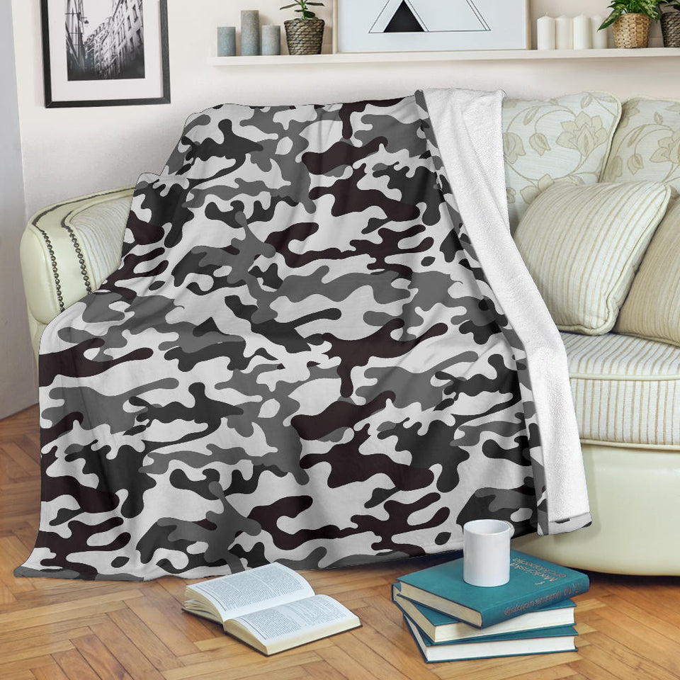 Grey Camouflage Gray Camo Pattern