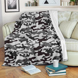 Grey Camouflage Gray Camo Pattern