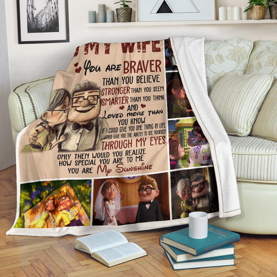 Carl & Ellie To My Wife You're Braver Than You Believe