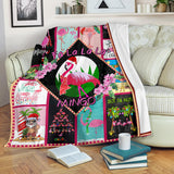 A Very Pink Christmas Blanket