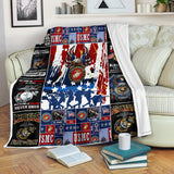 Usmc Veteran Blanket1 copy
