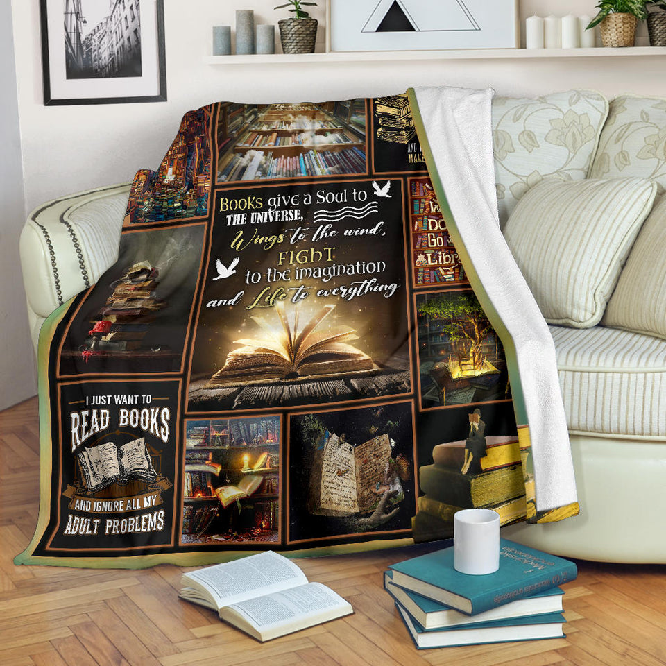 I Love Reading Blanket copy