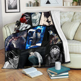 L Death Note Fleece Sherpa Throw Blanket Quilt for Bedroom Living Room 2