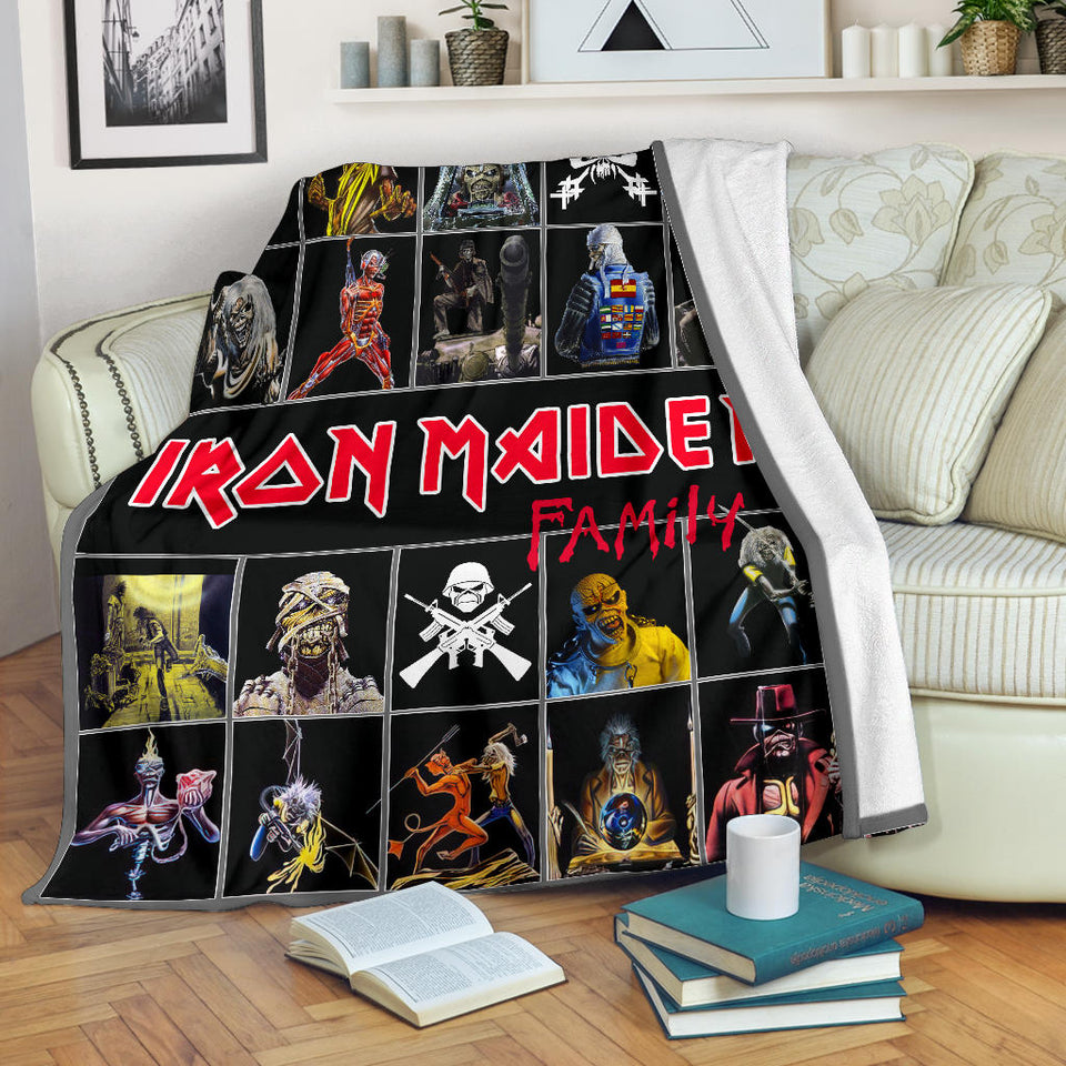 Iron Maiden Family Blanket