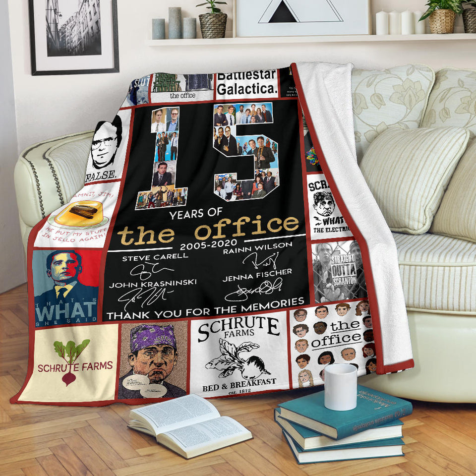 The Office Blanket 15 Years Of The Office copy