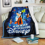 We Are Never Too Old For Goofy Blanket