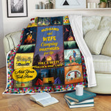 Husband and Wife Camping Partners for Life Quilt