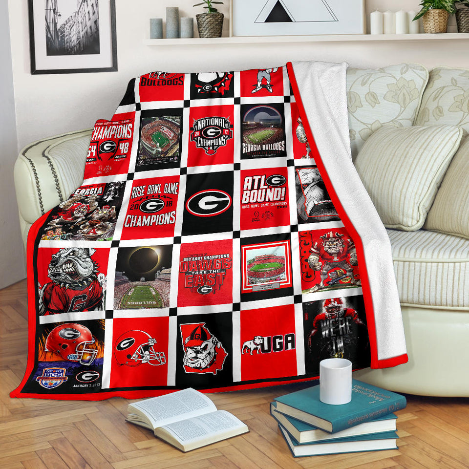 Georgia Bulldogs Ver1 Blanket