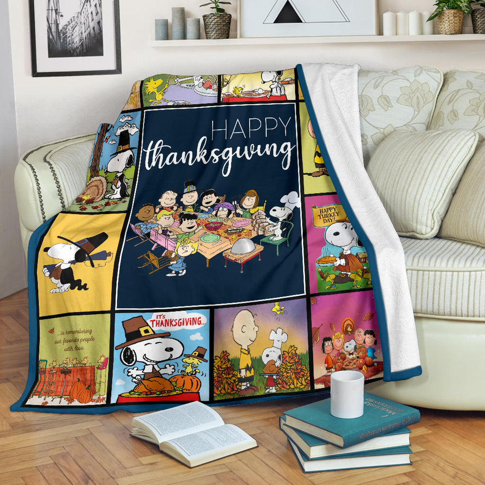 Thanksgiving Blanket Snoopy
