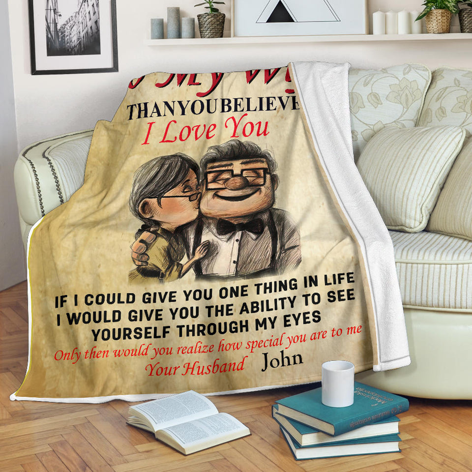 to My Wife Blanket PL