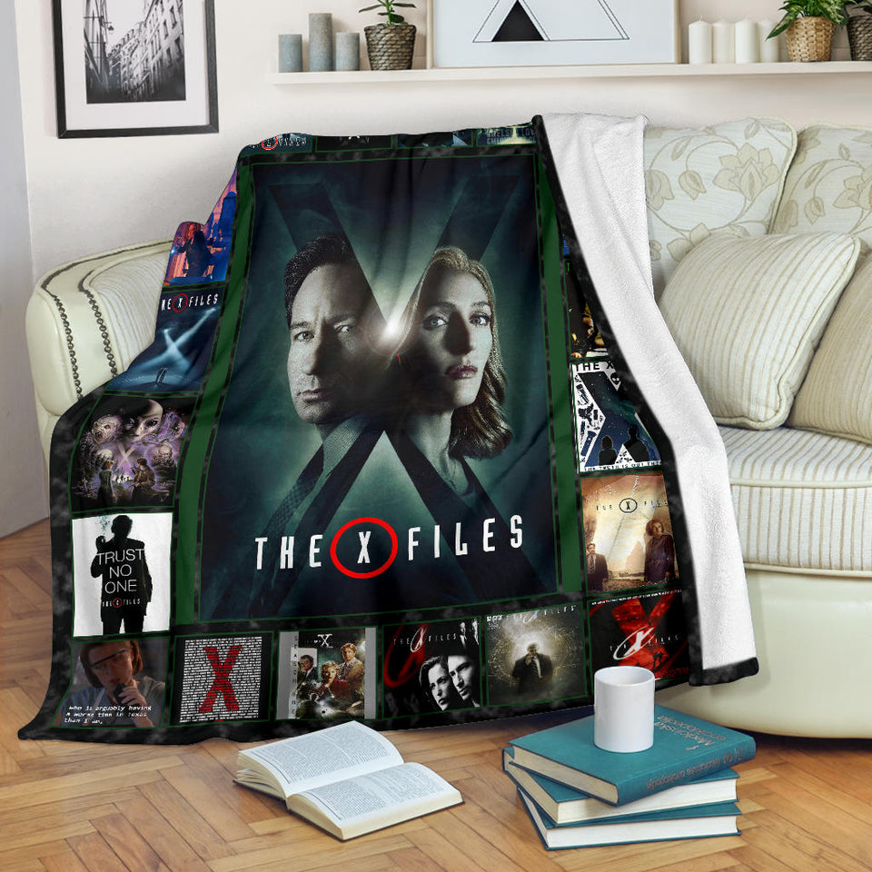 The X Files Blanket The X-Files TV Series Quilt Fleece Sherpa Blanket copy