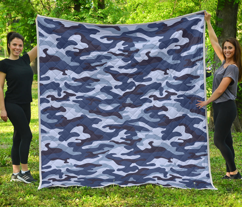 Blue Camouflage Camo Pattern