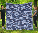 Blue Camouflage Camo Pattern