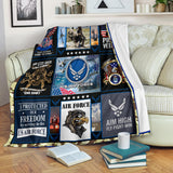 Airforce Veteran Blanket
