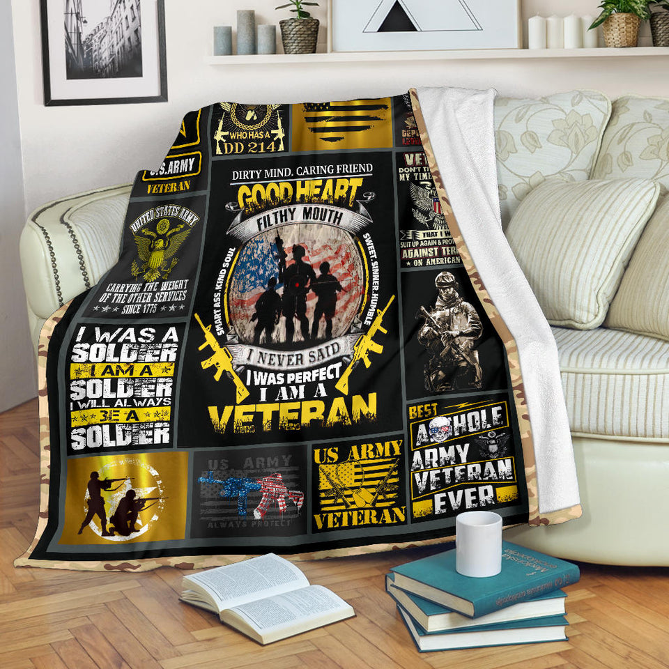 US Army Veteran Blanket