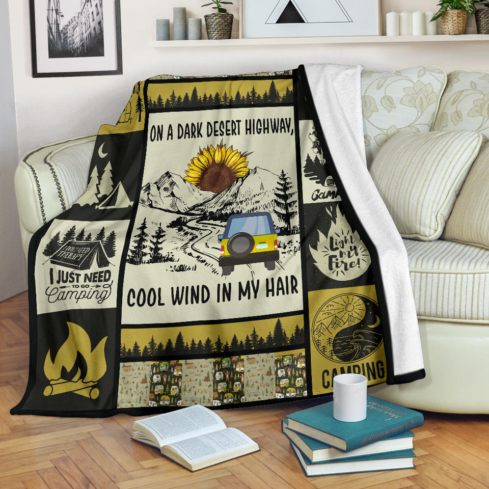 Sunflower Camping - On A Dark Desert Highway