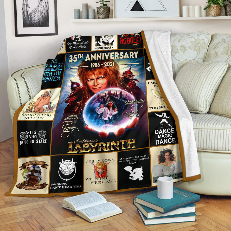 Labyrinth 35th Anniversary Blanket V2 copy