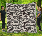 Grey Camouflage Gray Camo Pattern
