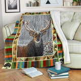 The Deer King Of Hunter Blanket