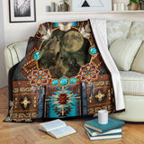 Wolf Native American Blanket