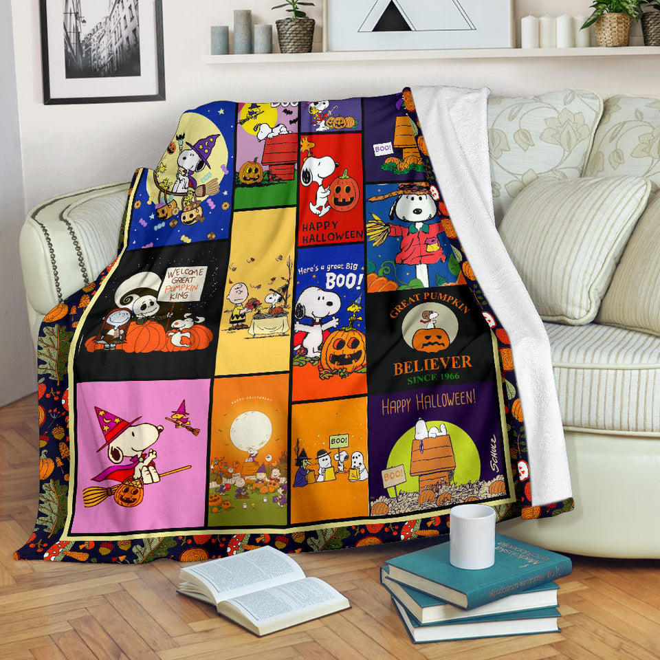 Snoopy Halloween Blanket copy