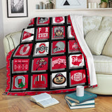 Ohio State Buckeyes Blanket V2