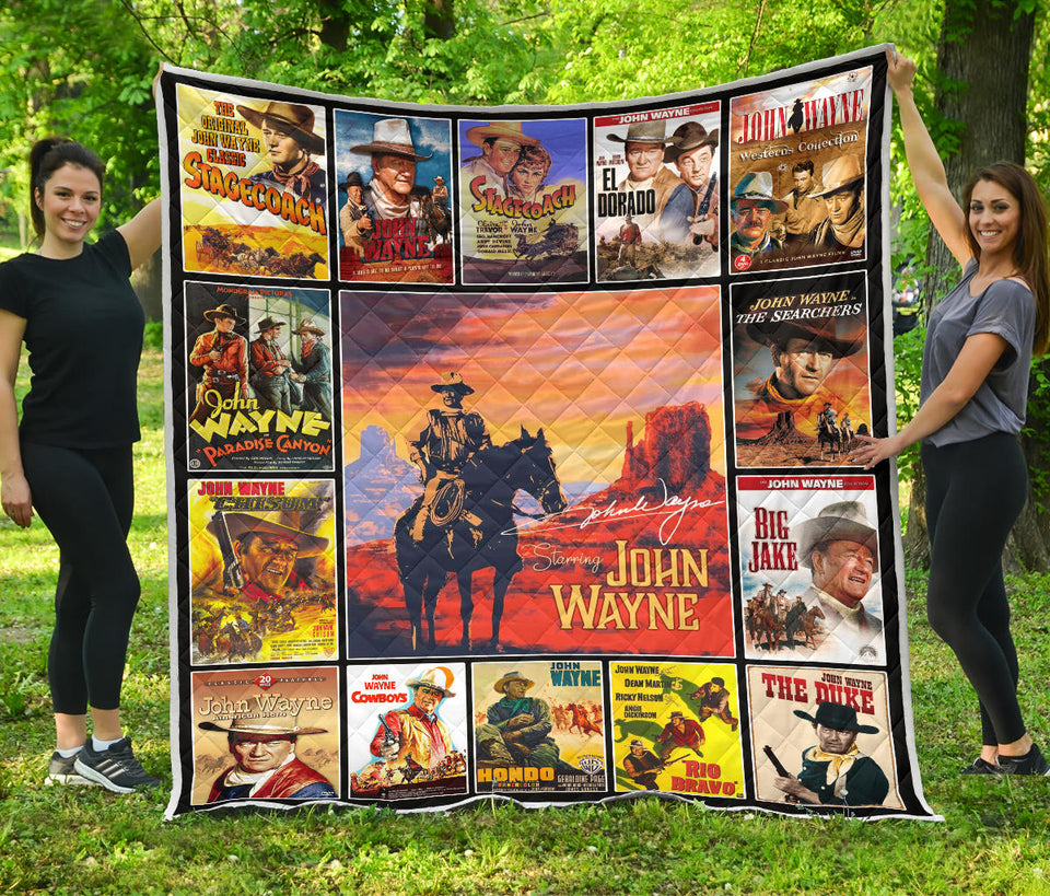 Wayne American Fleece Sherpa Blanket - Quilt