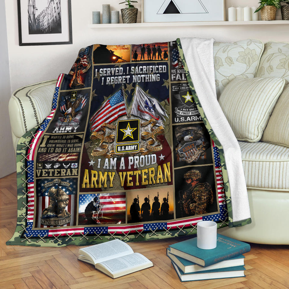 I Served I Sacrificed I Regret Nothing Blanket